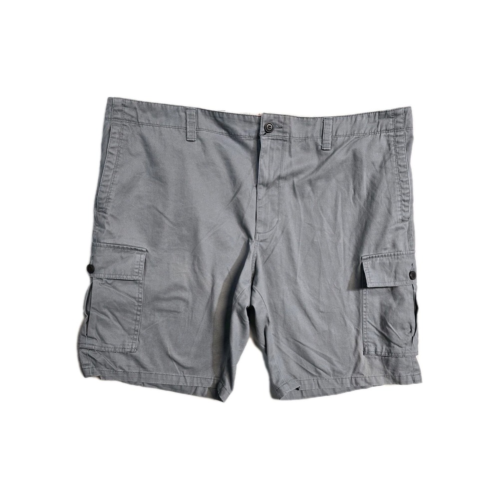 Dockers Mens Gray Cargo  Shorts  44 Cotton